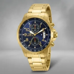 Reloj  Invicta Specialty Altoris 13785 Dorado Negro