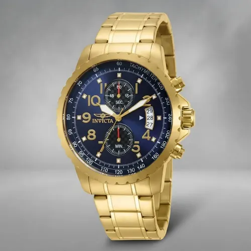 Reloj Invicta Specialty Altoris 13785 Dorado Negro