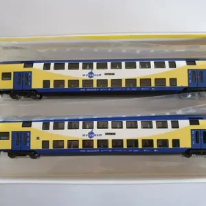 Set 2 Vagones De 2 Pisos Trix 15852 Escala N, Metronom