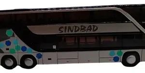 Vehìculo Miniatura Autobus Setra S431 Dt Minis Lc4486 Esc N Plateado