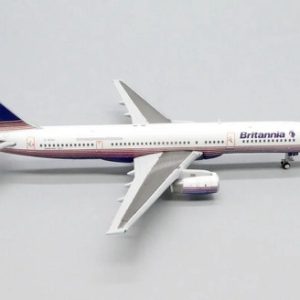 Aviòn Jcwings, Escala 400 Boeing 757-200 Britannia Blanco/azul