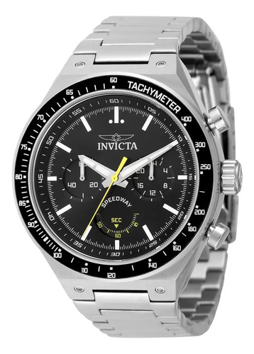 Reloj Para Hombres Invicta Speedway 49376 Acero Acero Negro - Imagen 2