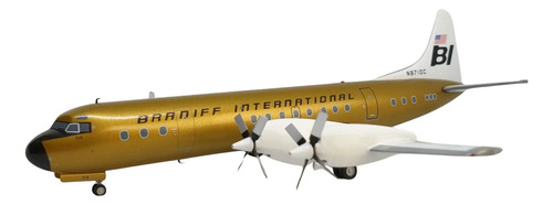 Avión Jc Wings, Esc. 200 Lockheed 188 Braniff International Dorado