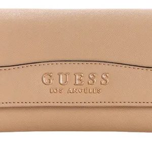 Cartera Billetera Guess_avon Park SLG Color Caramel Diseño De La Tela Liso