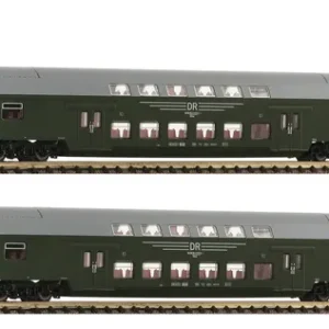 Set 2 Vagones Fleischmann, Esc N 2 Pisos Pasajeros 6260042