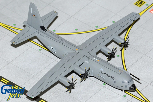 Avión Gemini Macs, Lockheed C-130 Hercules, Esc 400 Luftwaf Gris - Imagen 2