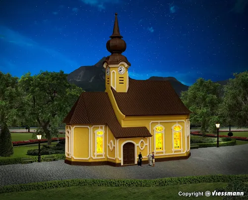 Armable Vollmer, Escala N 47740, Iglesia Alpina - Imagen 3
