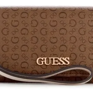 Billetera Guess Original, Cocoa Multi, Phone Organizer Marrón