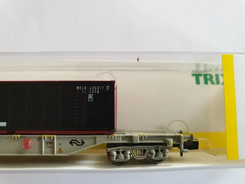 Vagón De Carga Trix 13887, Esc N, Transp Container 40 Bell - Imagen 3