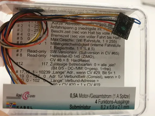 Decoder Para Locomotoras Escala N. H0, Tt - Imagen 5
