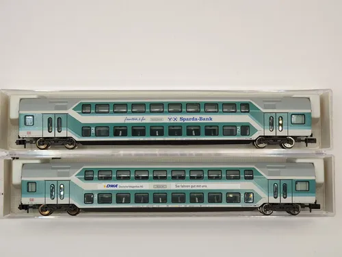 Vagones Pasaj. Fleischmann, Esc N 2 Pisos 96/95 8122 K Set 2