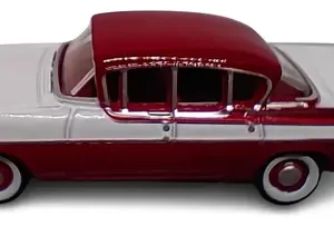 Auto Miniatura Oxford, Escala H0, Vauxhall Cresta Rojo / Blanco