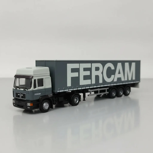 Camión Minis, Esc N Lc4070 Man F90, Para Maquetas Escala N Gris/blanco - Imagen 5