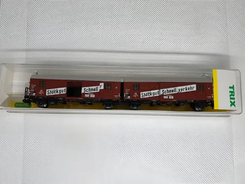 Vagones Carga Trix 15111, Esc. N Puertas Correderas, Set 2 - Imagen 2