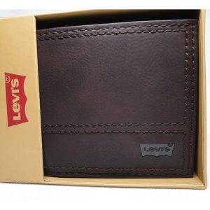 Billetera Levi`s Original Hombre Brown 31lp220144 Marrón Liso