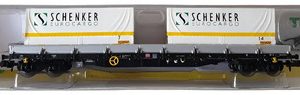 Vagón De Carga Trix, Esc N 15271-15 Transp Containers  20p
