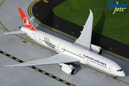 Aviòn Gemini 200, Boeing 787-9 Turkish Airlines Blanco, Rojo, Azul - Imagen 2