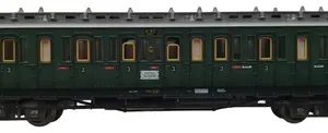 Vagón De Pasajeros Fleischmann, Escala N 8087 K, Iluminación