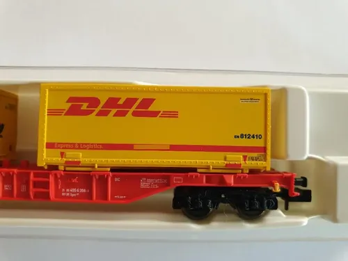 Vagón De Carga Fleischmann, Esc N 868250 K, Trans Containers - Imagen 4