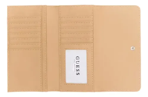 Billetera Guess Original, Avon Park Indigo Multi Azul Liso - Imagen 2