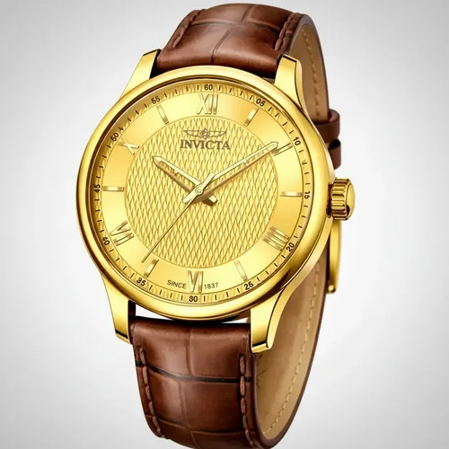 Reloj Invicta Celestial Men`s Watch 43mm Marrón Dorado - Imagen 4