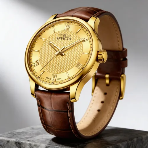 Reloj Invicta Celestial Men`s Watch 43mm Marrón Dorado