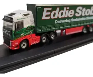 Vehìculo Miniatura Oxford, Escala N Volvo Fh4 C/acoplado Verde Oscuro
