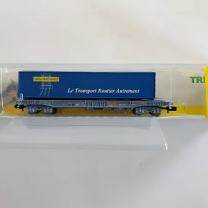 Vagón Carga Trix 15637-05,esc N Transp Cont 40p