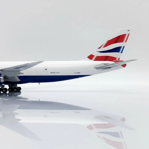 Avión Jc Wings, 400 Boeing 747-8f Bristish Airways World Car Blanco, Azul, Rojo - Imagen 6
