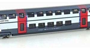 Vagòn De Pasajeros Hobbytrain N H25131 2 Pisos Suizos