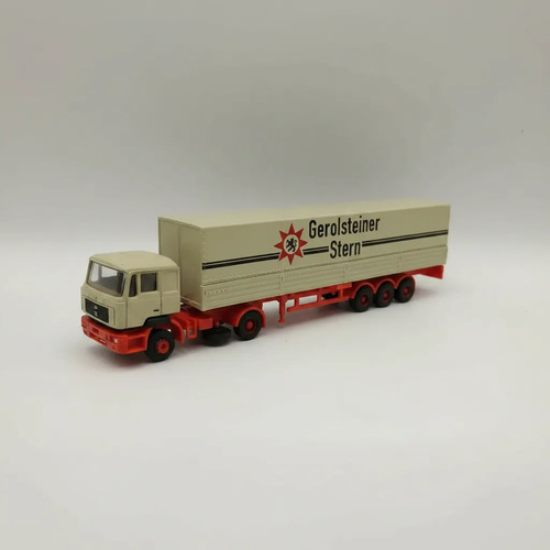 Camión Miniatura Minis, Esc N Man F90 Rojo Beige - Imagen 5