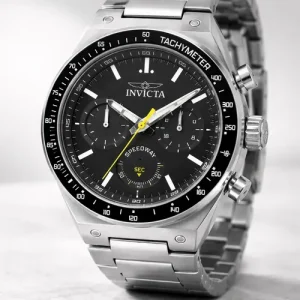 Reloj Para Hombres Invicta Speedway 49376 Acero Acero Negro