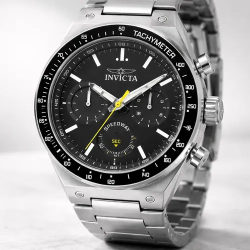 Reloj Para Hombres Invicta Speedway 49376 Acero Acero Negro