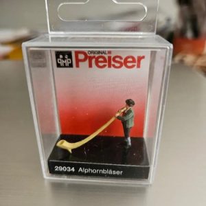 Figura Preiser Escala H0 29034 Musico Tuba Alpina