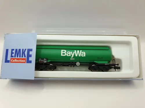 Vagón Carga Lemke 249654, Escala N, Tanquero Baywa - Imagen 2