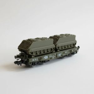 Vagón Carga Roco N25996, Esc N, Transporte Blindados