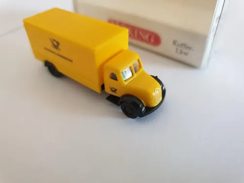Camión Miniatura Wiking Escala N 0949 02 Koffer-lkw Amarillo - Imagen 3
