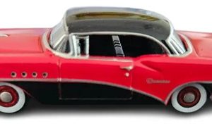 Auto Miniatura Oxford, Escala H0, Buick Century 1955 Rojo/negro