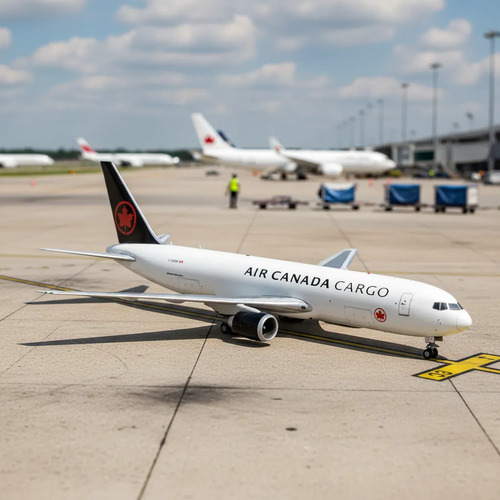 Avión Gemini 200 Boeing 767-300f, Air Canada Cargo Blanco - Imagen 2