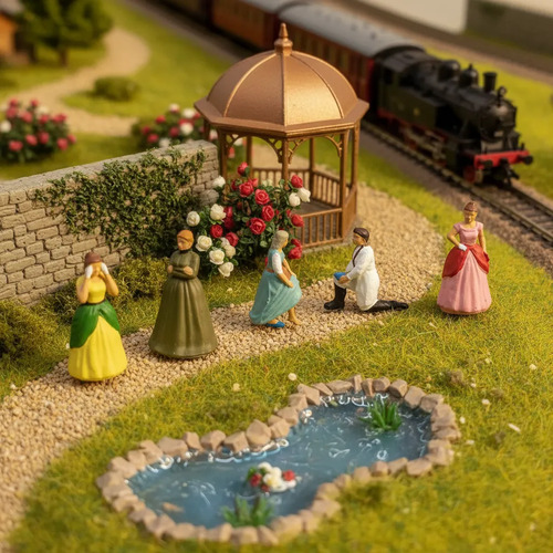 Figuras Para Maquetas, Trenes Esc H0 Noch 15807 - Imagen 3