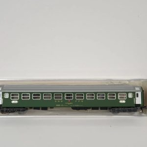 Vagón Pasaj Minitrix,  N 51 3028 00 Con Iluminación Análoga
