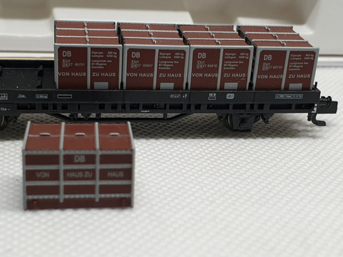 Vagón De Carga Hobbytrain, Esc N H23810 Transp Pallets - Imagen 4