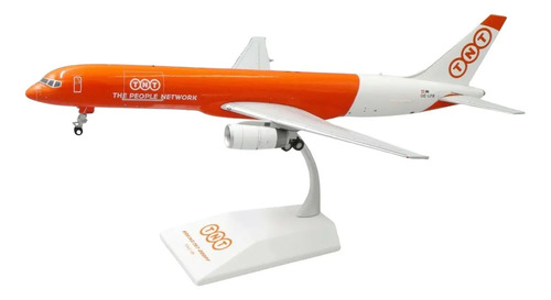 Aviòn Jcwings, Escala 200 Boeing 737-400 Tnt Naranja
