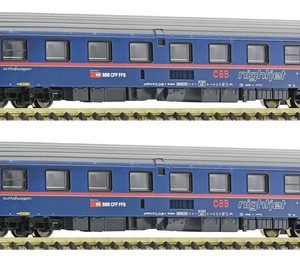Set 2 Vagones De Pasajeros Fleischmann, Escala N