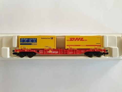 Vagón De Carga Fleischmann, Esc N 868250 K, Trans Containers - Imagen 2
