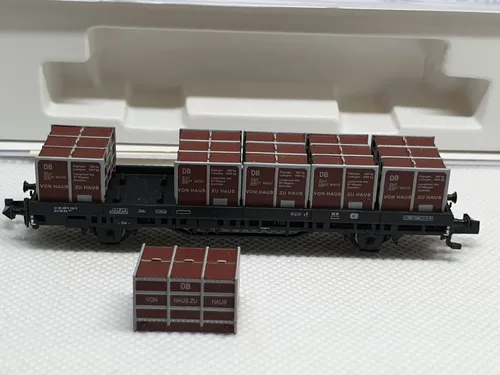 Vagón De Carga Hobbytrain, Esc N H23810 Transp Pallets - Imagen 2