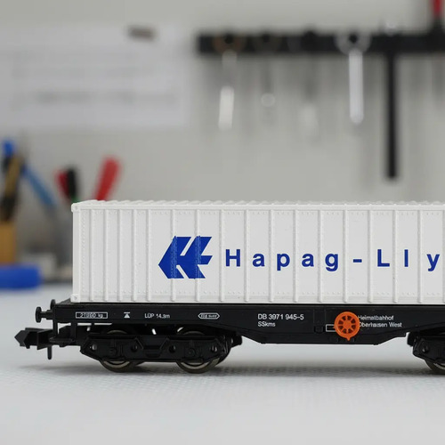 Vagón De Carga Arnold, Escala N 4951 Transp. Container 40` - Imagen 6