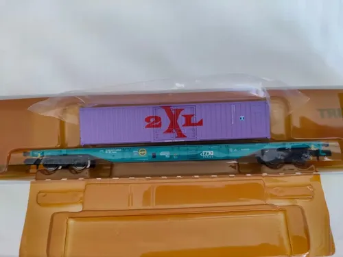 Vagon De Carga Trix Escala N 15662, Transporte Container 40