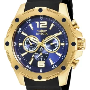 Reloj Invicta I-force Axis Mens 50mm, Gold 19659 Negro Dorado Azul Oscuro