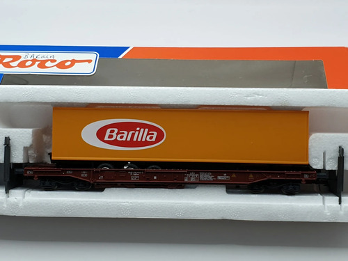 Vagón Carga Roco, Esc H0 46572, Transp Acopl 40 Pies Barilla - Imagen 4